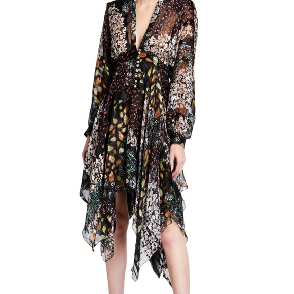 Etro handkerchief silk dress - Picture 2 of 6